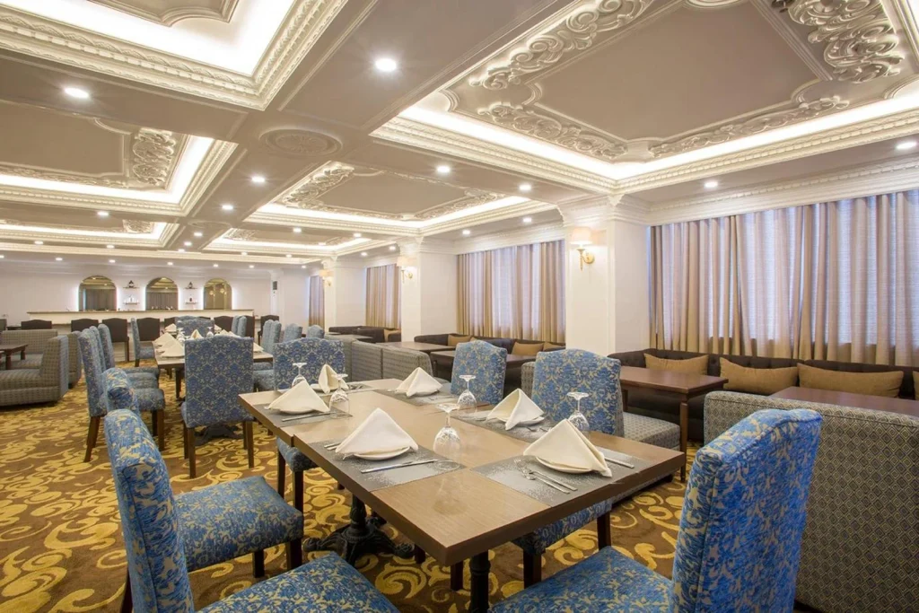 Meeting room set-up at Hotel Rembrandt